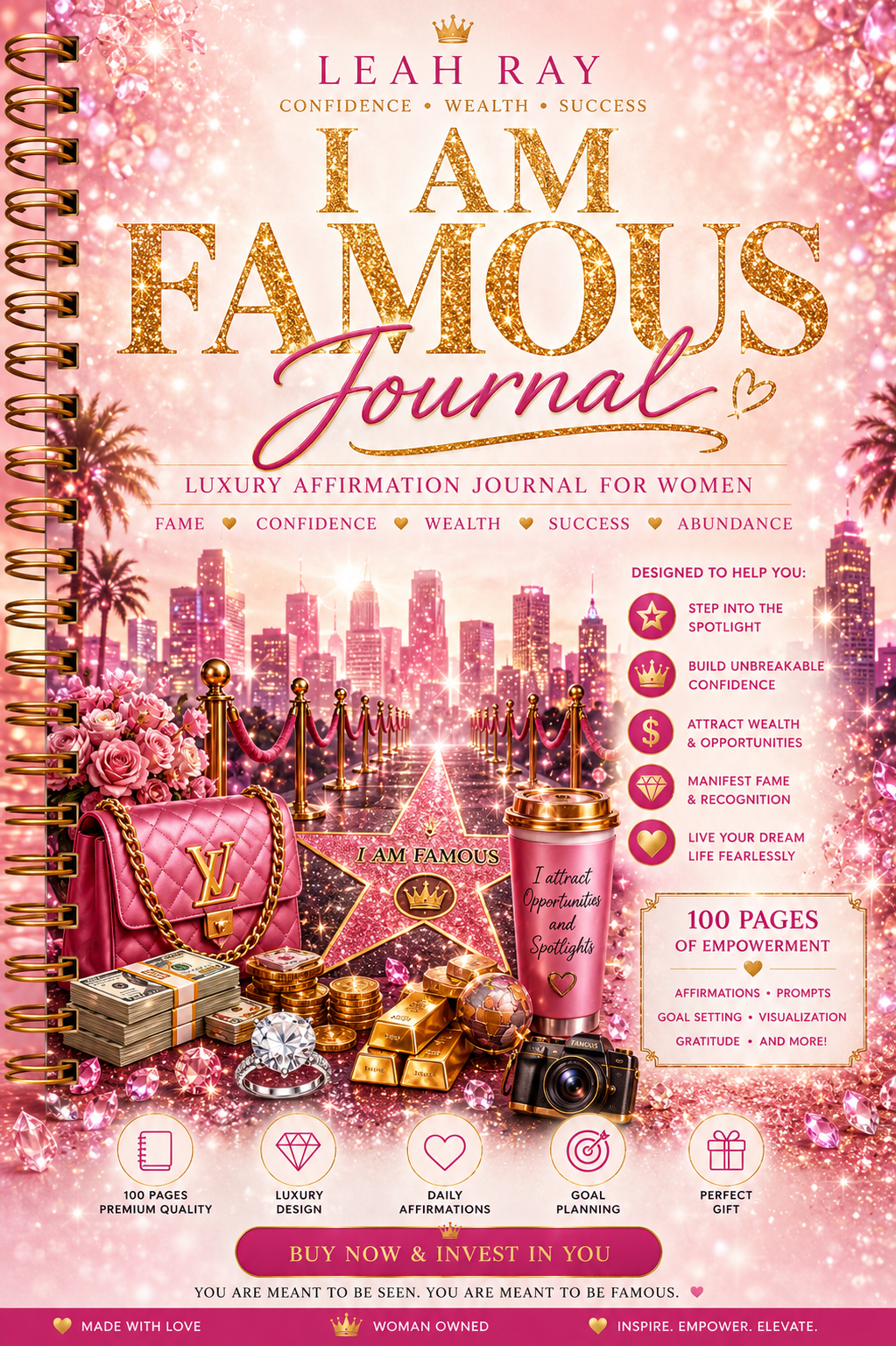 I Am Famous Journal ✨️✨️✨️